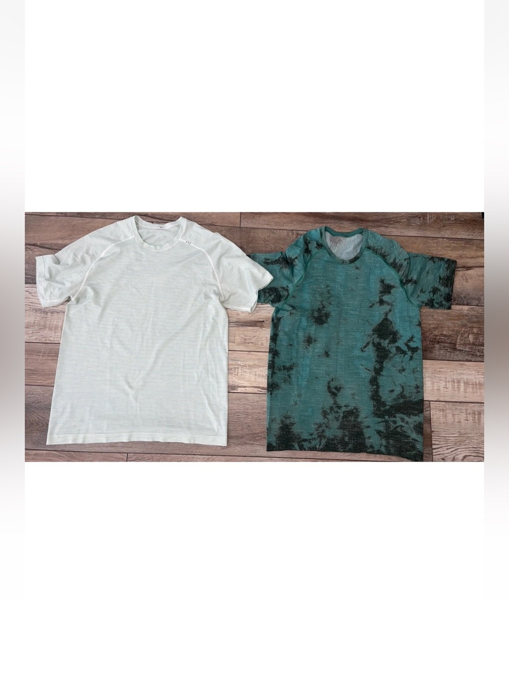 Lululemon Metal Vent Tech Tee Men's Medium Lot of 2 Green Short Sleeve